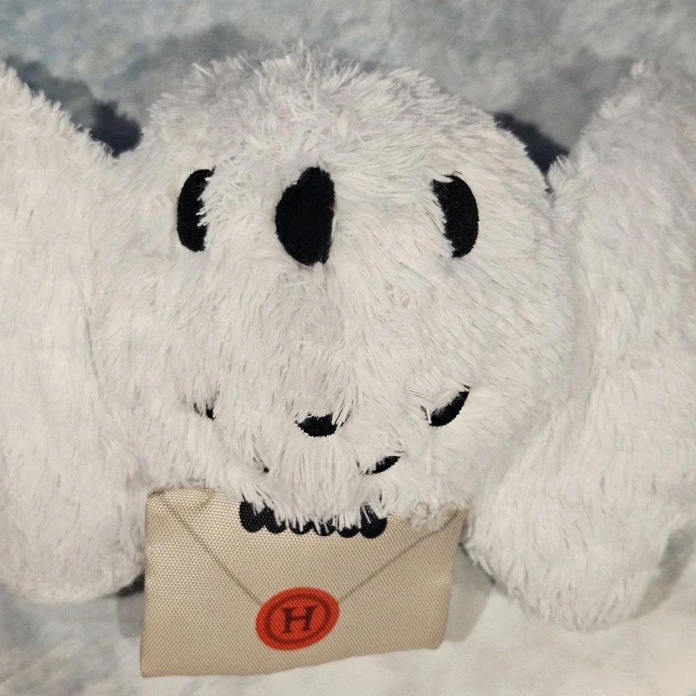 BarkBox Hedwig Dog Toy Harry Potter Owl Hogwarts Letter Plush Squeaky Crinkle